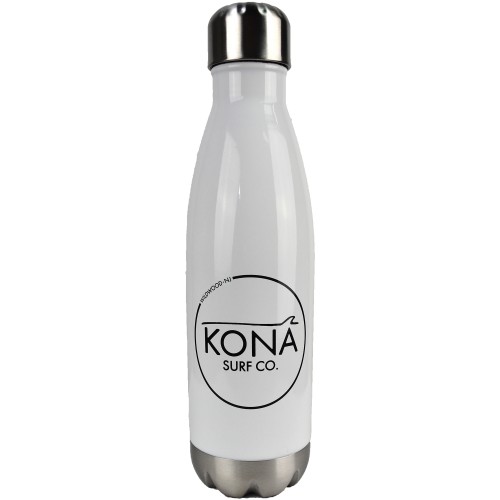 The Dot Force Vacuum 17oz Water Bottle in Gloss White