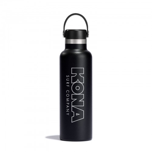 Hydro Flask Kona Surf Co Standard Mouth Water Bottle in Black