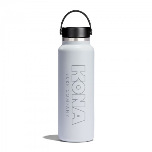 Hydro Flask Kona Surf Co Wide Mouth Water Bottle in White