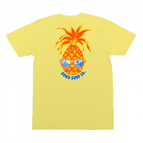 Pineapple Daze Boys T-Shirt in Banana Cream/Yellow/Orange