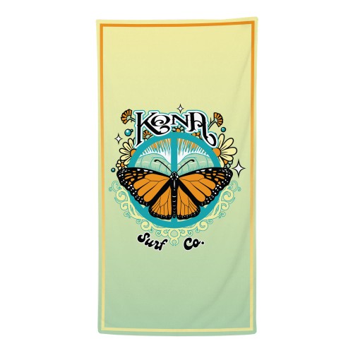 Butterfly Beach Towel in Butterfly/Yellow/Green