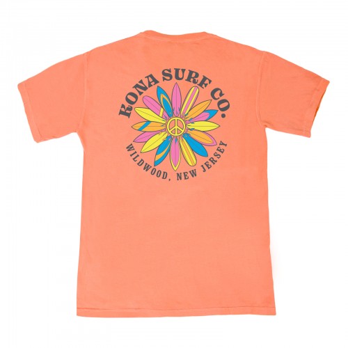 Surflower Girls Vintage Washed T-Shirt in Terracotta
