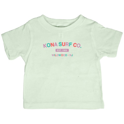 The Signature Toddler Girls T-Shirt in Honeydew/Prple/Grn/Crl