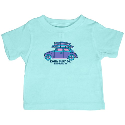 Surf Bug Toddler Girls T-Shirt in Chill