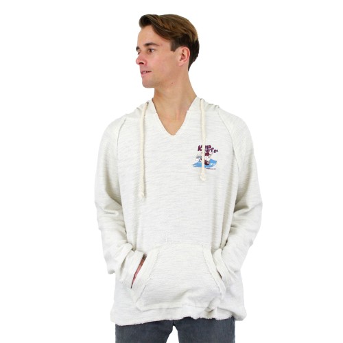 For The Phils Mens Baja Pullover Hoodie in Oatmeal