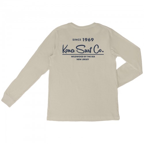 Vintage Mens Vintage Washed L/S Shirt in Sandstone/Slate