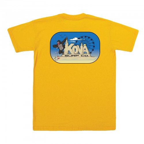 Kong Mens T-Shirt in Heather Mustard