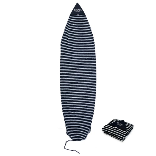 Surfboard and SUP Stretch Sox Board Sock in Black/2-Tone Grey-Pointy