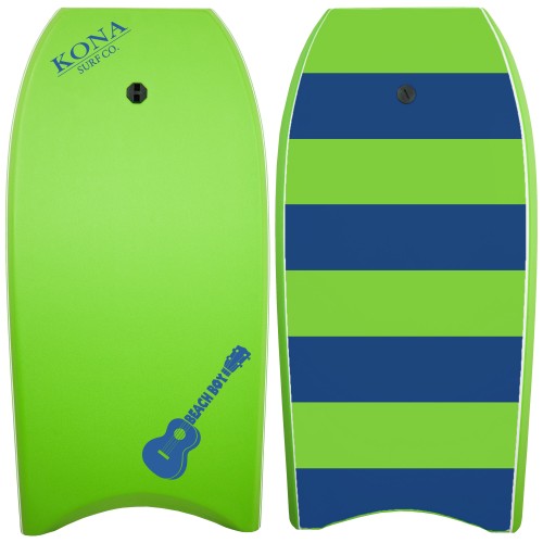 Mahi Bodyboard in Lime/Navy Stripes