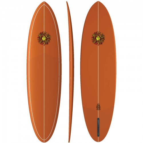 Daily Tripper PU Series Surfboard in Burnt Orange-Prebook