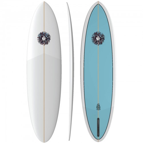 Daily Tripper PU Series Surfboard in White/Blue-Prebook