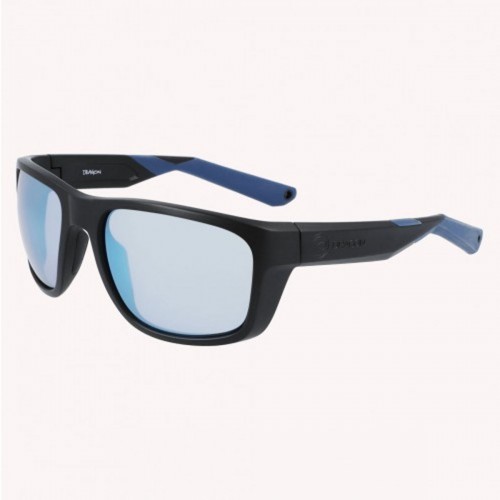 Dragon Shore X LL Polar Sunglasses in Matte BLK/Ll Super Blue Ion