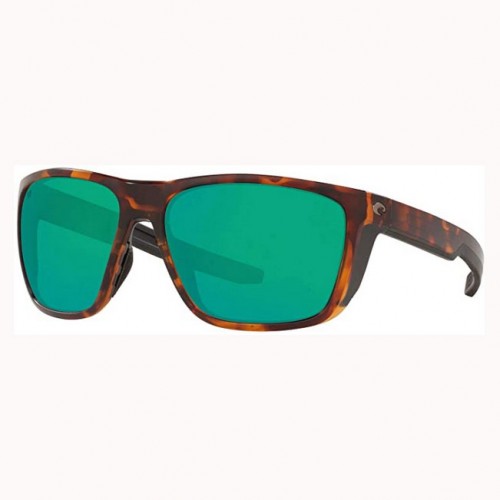 Costa Del Mar Ferg Sunglasses in Matte Tortoise/Green Mirr Plz