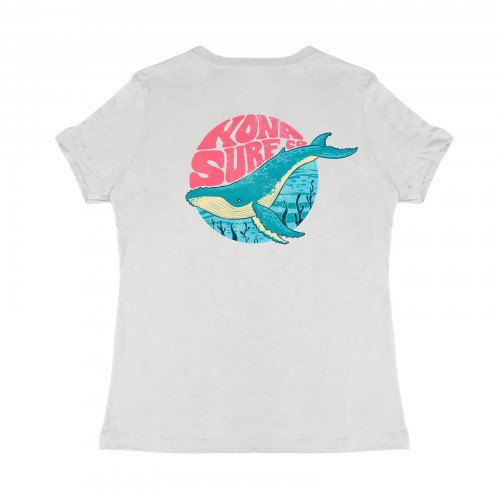 Sea Love Womens T-Shirt in Heather Silver
