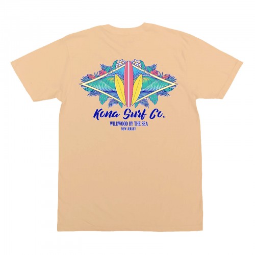 Tunnels Womens T-Shirt in Neon Cantaloupe