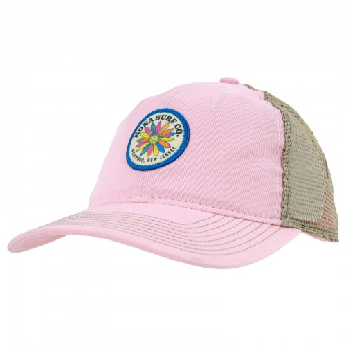 Surflower Womens Trucker Hat in Pink