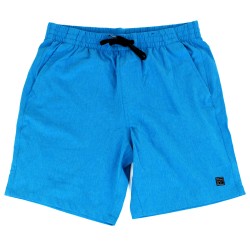 Uncomplicated Mens Elastic Boardshorts in Steel Blue