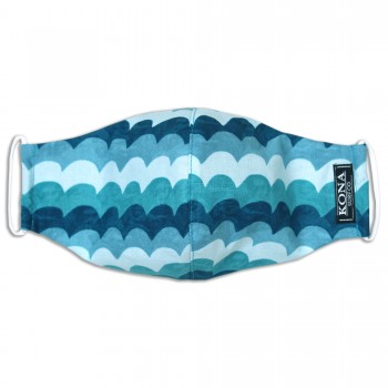 Reusable Face Mask in Amalfi Waves