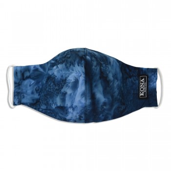 Reusable Face Mask in Watercolor Navy
