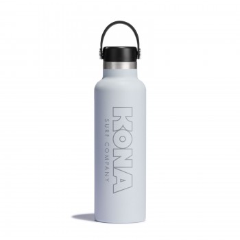 Hydro Flask Kona Surf Co Standard Mouth Water Bottle in White
