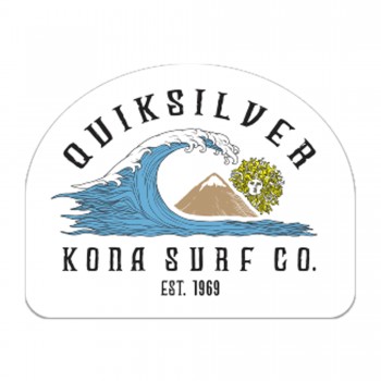 Collectible Vinyl Sticker in Quiksilver x Kona Collab
