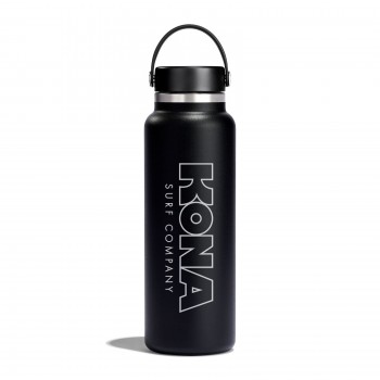 Hydro Flask Kona Surf Co Wide Mouth Water Bottle in Black