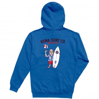 For the 76 Boys Pullover Hoodie in Royal Heather