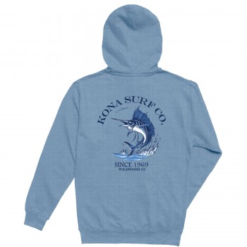 Sailfish Boys Pullover Hoodie in Pacific