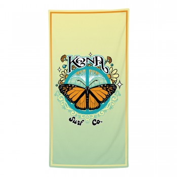 Butterfly Beach Towel in Butterfly/Yellow/Green