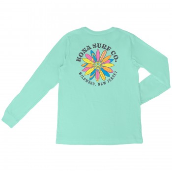 Surflower Girls UV Sun Protection LS Shirt in Mint
