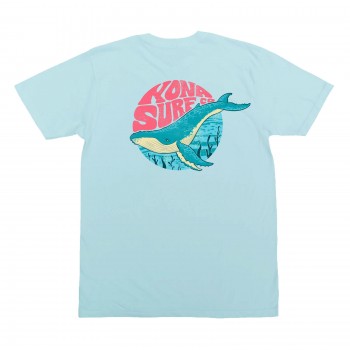 Sea Love Girls Vintage Washed T-Shirt in Chambray