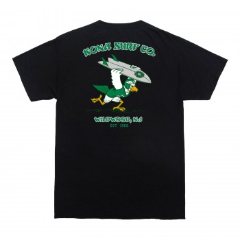 For The Birds Mens T-Shirt in Black