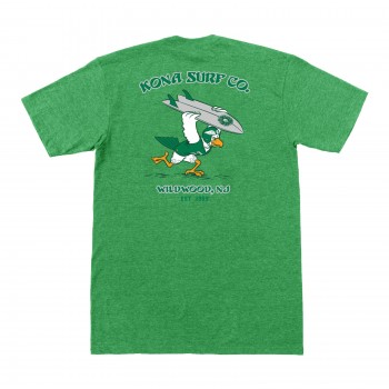 For The Birds Mens T-Shirt in Kelly Green 