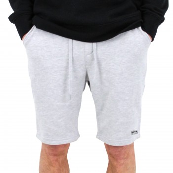 Inside Out Mens Sweat Shorts in Grey Heather