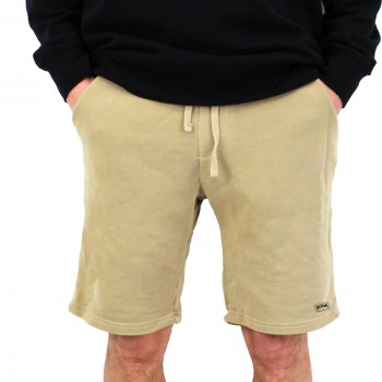 Inside Out Mens Sweat Shorts in Sandstone