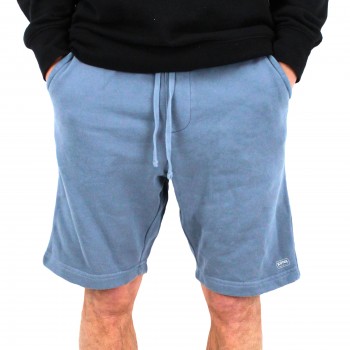 Inside Out Mens Sweat Shorts in Slate Blue