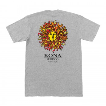 Oakley x Kona Collab Mens T-Shirt in Grey/Original