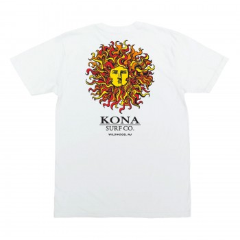 Oakley x Kona Collab Mens T-Shirt in White/Original