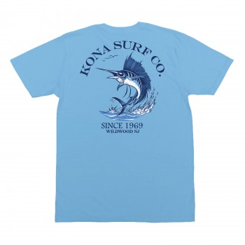 Sailfish Mens T-Shirt in Azur