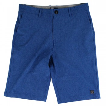 Day By Day Mens Hybrid Shorts in Navy 20in