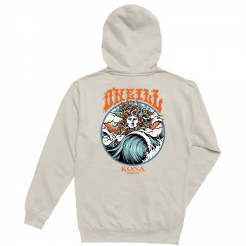 ONeill x Kona Collab Mens Pullover Hoodie in Bone