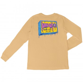 Bubble Gum x Kona Collab Mens Long Sleeve Shirt in Artisan Gold