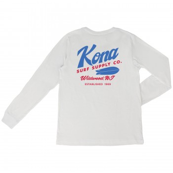 Oil Can Mens Long Sleeve Shirt in Ivory