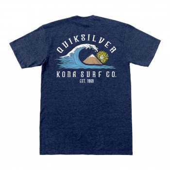 Quiksilver x Kona Collab Mens T-Shirt in Navy
