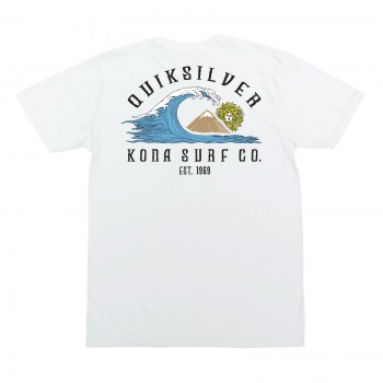 Quiksilver x Kona Collab Mens T-Shirt in White