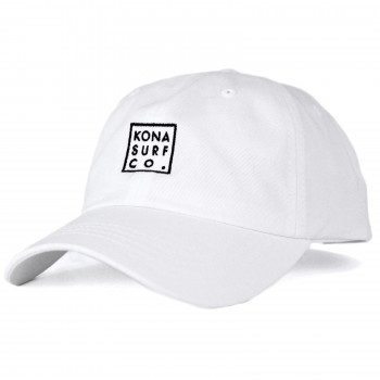 Emblem Mens Hat in White/Black