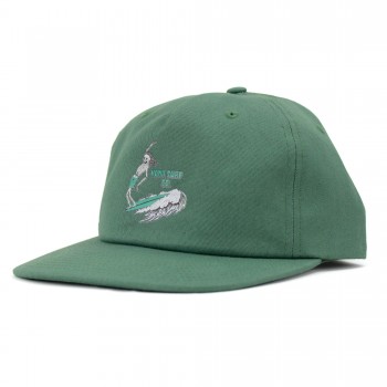 Hang 5 Mens Hat in Washed SG Green/Teal/Wht