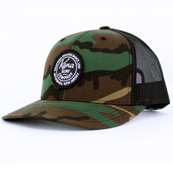 The Craft Mens Trucker Hat in Green Camo