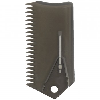 Wax Comb with Key Surf Accessory in Black
