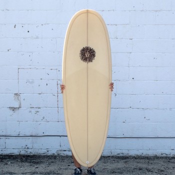 Lemon Head PU Series Surfboard in Almond Tint/5fin